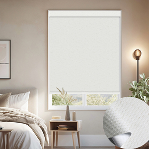 Persianas Enrollables Verticales Inalámbricas de Poliéster de Alta Calidad Personalizadas SAMADHI para Ventanas Francesas Modernas - Product Image 1