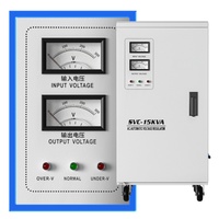 Stabilizer Tegangan Servo Satu Fasa Akurasi Tinggi 10KVA 220V 80-260V AVR Untuk Penggunaan Rumah Tangga Bersertifikasi CE