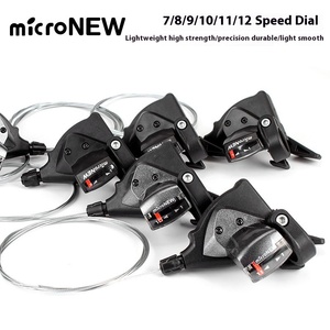 MicroNEW 24/ 27-Speed Micro-Turn VTT Dérailleur Avant Alliage Vitesse Variable Doigt Cadran 8S 9S Split Vélo Shifter - Product Image 5