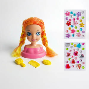 Mini Size High Quality Vinyl Styling Head Sticker Brush Comb <b>Silicone</b>-Vinyl Body <b>Window</b>-Box Packed Stock Supply - Product Image 2