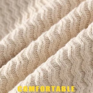 Sudadera informal de Color sólido para hombre, Otoño Invierno, nuevo Material de punto de manga larga con cuello levantado, suéteres cómodos - Product Image 5