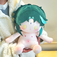 Peluche en polyester de 40 cm, personnage de dessin animé, jouet en peluche, cadeau DIY pour enfants, rembourrage en coton PP