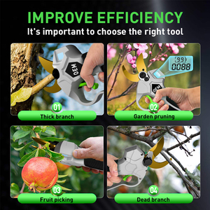 Tesoura de Poda Elétrica Sem Fio de Alta Potência DTWA1-0021 com Lâmina SK5 e Display Digital - Product Image 5