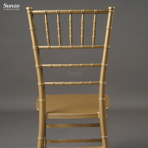 Qualità <span class=keywords><strong>oro</strong></span> resina di plastica sedia Chiavari per matrimoni durevole e per soggiorno all'aperto o uso del parco - Product Image 6