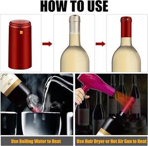 ปลอกหดความร้อน PVC - ปลอกหดสำหรับขวดไวน์ ปลอกใสสำหรับจุกขวด สำหรับมืออาชีพ โรงหมักไวน์ และใช้ในบ้าน - Product Image 3