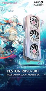 Tarjeta Gráfica Yeston Sakura Atlantis Radeon 9070 16G GDDR6 256bit 4nm para Computadora de Escritorio - Product Image 4
