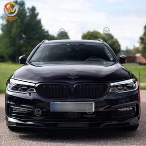 Labbro paraurti anteriore per 17-20 BMW serie 5 G30 G38 M Sport ABS nero lucido - Product Image 5