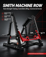 Machine de musculation puissante pour les fessiers, rack à squats avec plaques d'acier pour la musculation et l'entraînement de la force