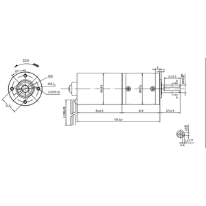 <span class=keywords><strong>Moteur</strong></span> à engrenages planétaires CC sans balais à couple élevé DH-42P4260 42 mm 6 V 12 V 24 V pour bateau à voile électrique, palan, utilisation d'appareils électroménagers IE2 - Product Image 5