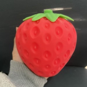 Giant Strawberry Squishy <strong>Toy</strong> Jumbo Squeeze <strong>Toy</strong> <strong>Big</strong> Fruit Model Ornament Stress-Relief Venting <strong>Toy</strong> Extra <strong>Soft</strong> Large Size - Product Image 4