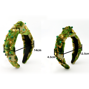 Fascia per capelli con strass antiscivolo semplice con tendenza calda di alta qualità - Product Image 2