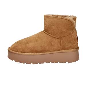 Bottines à plateforme en daim camel Xti Donna pour l'hiver - Product Image 1