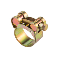 Collier de serrage réglable en acier inoxydable galvanisé pour haute pression, robuste, certifié ISO9001:2008, à vis en T, format pouces, à usage continu
