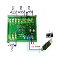 Eletechsup PTA8C04 DC 12V/24V 4CH -40~500C PT100 RS485 Modbus RTU Capteur de température en platine A770