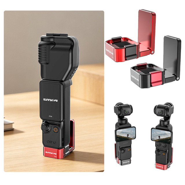 Osmo Pocket 4 Aluminum Alloy Magnetic Mount Quick-Release Adjustable Base Expansion Bracket for DJI Pocket 3 Camera Accessories