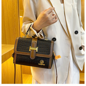 Accès rapide en cuir Pu couleur combinaison dames sac à bandoulière mode sac à bandoulière pour femmes avec bracelet détachable - Product Image 3