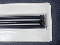 Fabrication du meilleur diffuseur à fente linéaire en aluminium pour gril à air Type de produit Évent en forme de griffe avec panneau