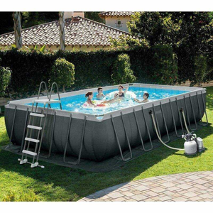 <span class=keywords><strong>Piscina</strong></span> Rectangular Elevada Intex 26378 <span class=keywords><strong>Ultra</strong></span> XTR con Estructura Metálica, 975x488x132cm - Product Image 2
