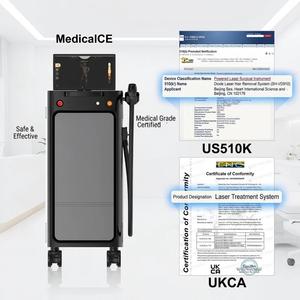 Equipo de Depilación Láser Diodo Vertical Frío 808 para Hombres, Equipo de Belleza Láser - Product Image 5