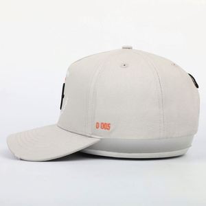 Casquette de baseball structurée en coton beige vintage à 5 panneaux, broderie 3D, pour homme et adolescent, style décontracté, directement de l'usine - Product Image 3