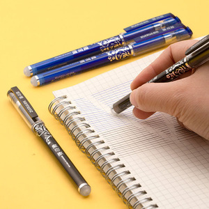Meilleur stylo effaçable, vente en gros, encre noire/bleue 0,5 mm, stylo à bille gel pour étudiants et usage professionnel - Product Image 3