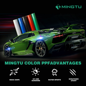 Film de protection métallique vert changeant de couleur en PVC super brillant de 7,5 mil, anti-jaunissement, résistant au sable, style pierre de grand-mère, pour voitures - Product Image 5