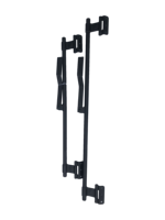 Kit complet de serrures de porte de conteneur avec support de porte coulissante, longueur personnalisée, pour camionnette et remorque de fret