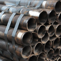 Tube rond en acier noir sans soudure pour équipement d'usine, chaudière, transfert de chaleur, utilisation dans les projets de transport de fluides