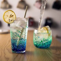 Verres à vin sans pied de luxe modernes, écologiques, incassables, sans plomb, de haute qualité, 480 ml, couleur personnalisée, vente en gros