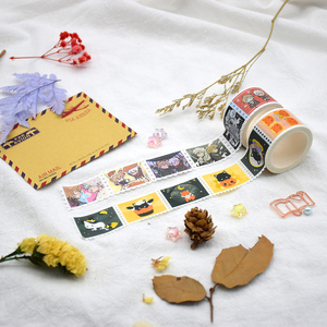 Tùy Chỉnh Tốt Nhất Bán Độc Đáo Vibrant Tinh Tế Đáng Yêu Tem <span class=keywords><strong>Washi</strong></span> Băng Cho <span class=keywords><strong>DIY</strong></span> Crafting Trang Trí Thiết Yếu - Product Image 4
