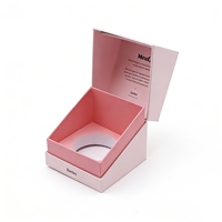 Boîte cadeau rigide magnétique à découpe oblique exquise, en carton rigide avec insert en mousse/papier personnalisé pour bijoux, cosmétiques, parfums