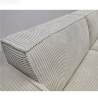 Platzsparendes Modulares Komprimiertes Sofa-Set Würfeldesign Sektional Schaumstoffgefüllt Cordstoff Großhandelspreis Lieferung