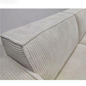 अंतरिक्ष की बचत मॉड्यूलर संपीड़ित सोफे सेट क्यूब डिजाइन अनुभागीय फोम भरा कॉर्डरॉय कपड़े थोक मूल्य आपूर्ति - Product Image 6