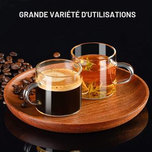 Mug en verre unisexe pour fête, design classique et simple, 500 ml, résistant à la chaleur et au froid, compatible micro-ondes, écologique, noble, avec logo personnalisé - Product Image 2
