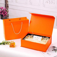 Boîtes pliantes magnétiques en gros, emballage personnalisé avec grand logo, boîtes cadeaux rigides en carton pliables pour bijoux et cosmétiques de luxe