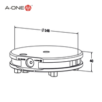 A-ONE Changeur d'outils CNC en acier inoxydable de moyenne capacité 148 palettes pour tour horizontal et fraiseuse à banc plat, avec système de serrage ISO/CE