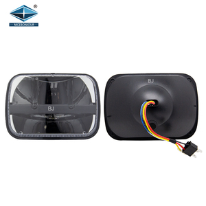 Phare Led Rectangle pour <span class=keywords><strong>Jeep</strong></span> Chevrolet Ford GMC, 2 pièces, 5x7 pouces, feu avant Rectangle, faisceau scellé - Product Image 6
