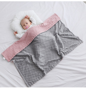 Microfibre tissu nouveau-né couette confortable printemps automne <span class=keywords><strong>couverture</strong></span> portable <span class=keywords><strong>pour</strong></span> bébés <span class=keywords><strong>maternelle</strong></span> <span class=keywords><strong>sieste</strong></span> utilisation de la climatisation - Product Image 5