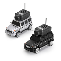 WLtoys 6406 Voiture RC miniature 1/64 avec caméra 2.4G et application, voiture de drift 4x4, voiture espion FPV Wifi 3KM/H avec lumières