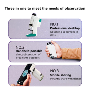 <span class=keywords><strong>Microscope</strong></span> Portable ensemble d'expérimentation scientifique pour enfants <span class=keywords><strong>Microscope</strong></span> jouet les étudiants à la maison peuvent regarder <span class=keywords><strong>Microscope</strong></span> bactérien - Product Image 4