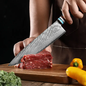 <span class=keywords><strong>Cuchillo</strong></span> de chef forjado a mano de lujo-Razor Sharp 67-Layer Damascus Steel con mango de resina - Product Image 3