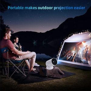Mini projecteur de cinéma maison portable HD 4K 1080P, téléviseur de poche, extérieur, bureau, avec Wifi et Bluetooth pour téléphone, films, vidéos - Product Image 5
