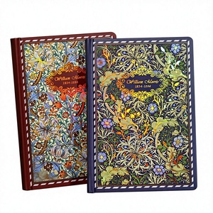 สมุดบันทึกปกแข็งเย็บด้ายสีวินเทจลาย Song of the Vine พร้อมปั๊มทอง บรรจุภัณฑ์พื้นฐานสำหรับเป็นของขวัญ - Product Image 1