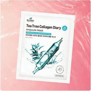 Ampoule en hydrogel au collagène et à l'arbre à thé, best-seller coréen, apaisant pour l'acné, éclaircissant les pores, anti-âge - Product Image 4
