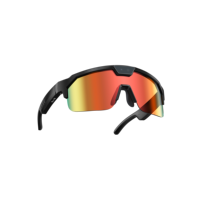 Lunettes de cyclisme intelligentes Q01 avec caméra, verres TAC, lunettes de sport IA avec caméra 8MP, appel, traduction et anti-tremblement