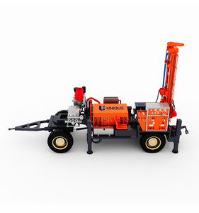 <b>Water</b> Well Drill Rig Wheel Hydraulic Rock Soil Drilling DTH Tools 150m Air or Mud - Product Image 3
