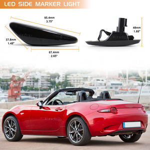 Luz LED de posición lateral dinámica de pieza de automóvil para <span class=keywords><strong>Mazda</strong></span> <span class=keywords><strong>5</strong></span> CW 6GH <span class=keywords><strong>124</strong></span> ND, indicador de lámpara de espejo de señal de giro <span class=keywords><strong>Fiat</strong></span> <span class=keywords><strong>Spider</strong></span> Abarth - Product Image 3