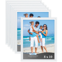 Hot Saleplastic Résine 8X10 Cadre Photo Personnalisé Cadre Photo Blanc Pour Bureau