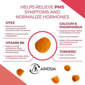 Bonbons PMS bien conçus, vitamines pour soulager les douleurs menstruelles, bonbons pour soutenir l'équilibre hormonal, bonbons PMS Bolating - Product Image 5