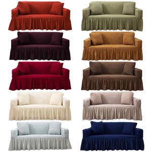 MU Morden-Ensemble de housses élastiques pour <span class=keywords><strong>fauteuil</strong></span> de salon, en forme de L, simples, deux ou trois sièges - Product Image 2